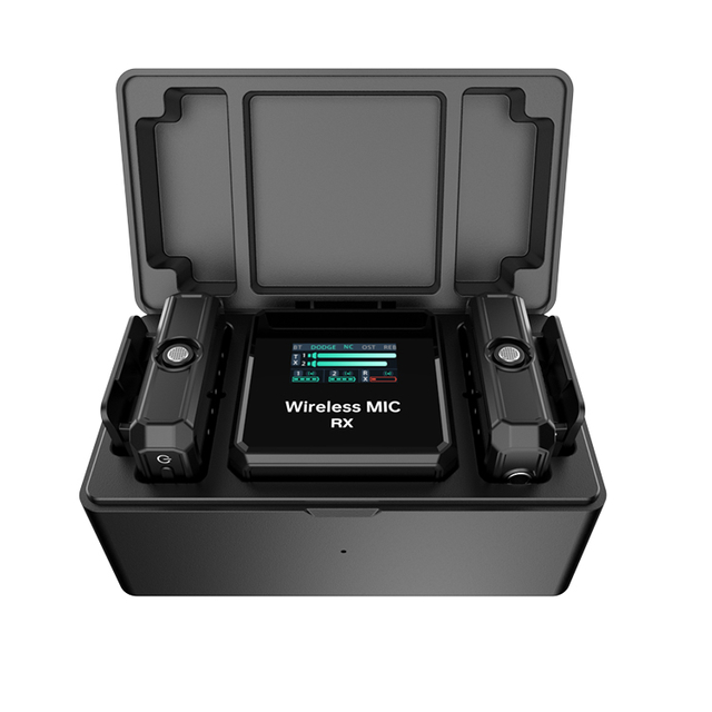 Black polyvalent durable facile à configurer et à utiliser la réduction du bruit Microphone Lavalier pour les créateurs de contenu enregistrant des interviews